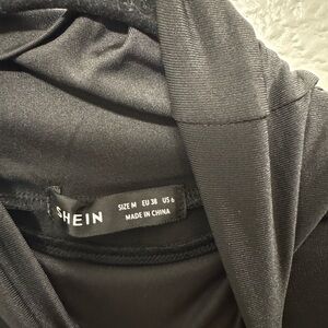 SHEIN Black Cutout Strappy Dress